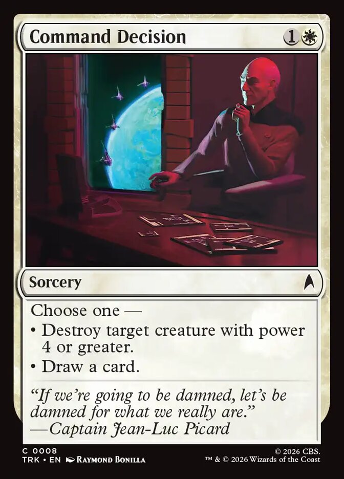 Magic The Gathering - Star Trek - Command Decision - 8 - Common