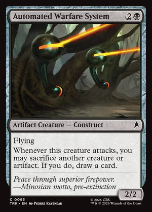 Magic The Gathering - Star Trek - Automated Warfare System - 93 - Common - Foil