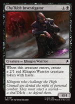 Magic The Gathering - Star Trek - Cha'DIch Investigator - 97 - Common - Foil