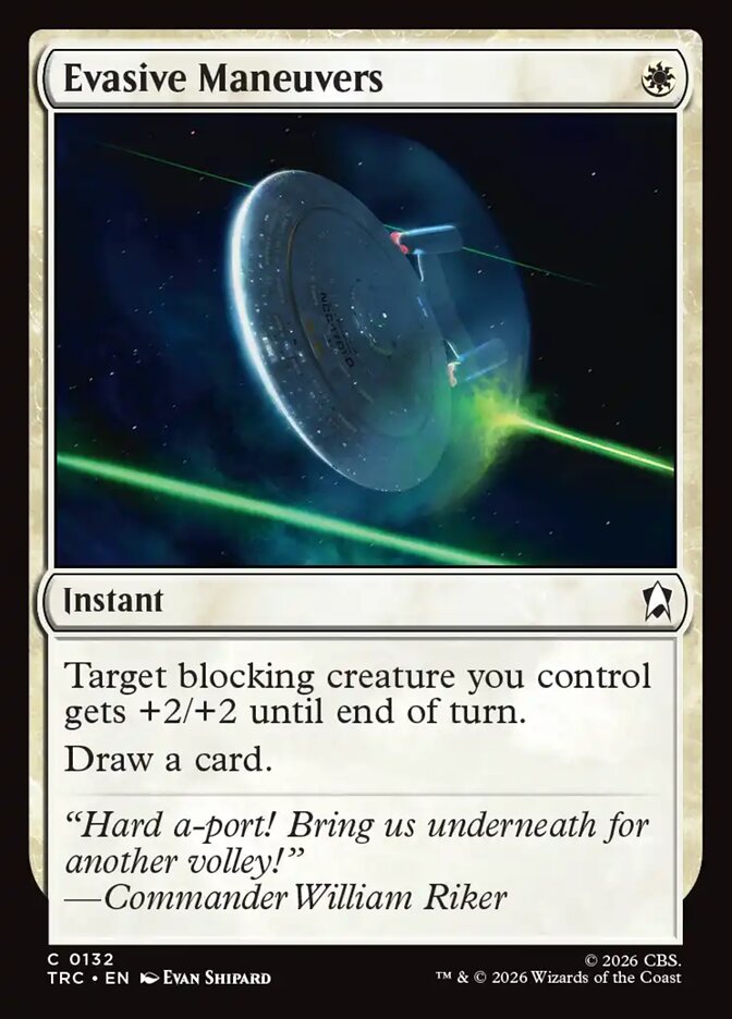 Magic The Gathering - Star Trek Commander - Evasive Maneuvers - 132 - Common