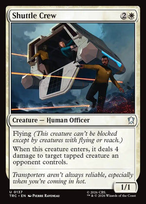 Magic The Gathering - Star Trek Commander - Shuttle Crew - 137 - Uncommon