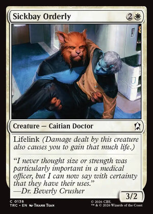 Magic The Gathering - Star Trek Commander - Sickbay Orderly - 138 - Common