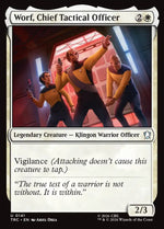 Magic The Gathering - Star Trek Commander - Worf, Chief Tactical Officer - 141 - Uncommon - Foil