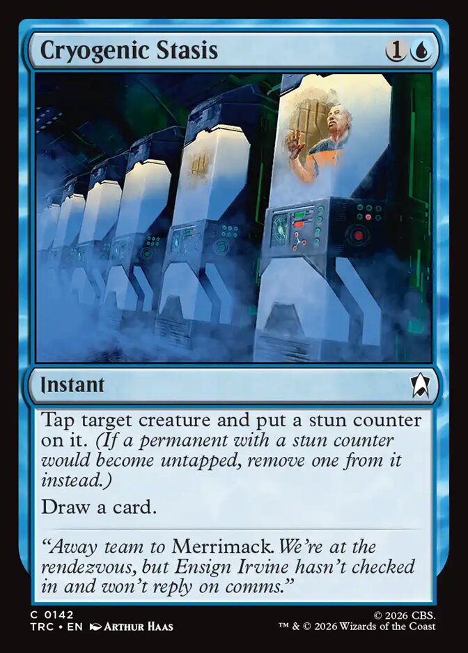Magic The Gathering - Star Trek Commander - Cryogenic Stasis - 142 - Common