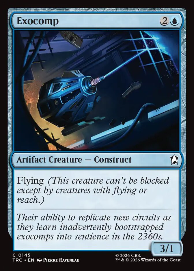 Magic The Gathering - Star Trek Commander - Exocomp - 145 - Common - Foil