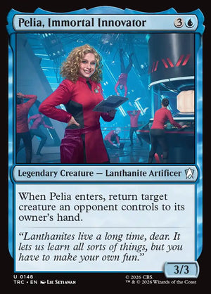 Magic The Gathering - Star Trek Commander - Pelia, Immortal Innovator - 148 - Uncommon