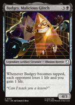 Magic The Gathering - Star Trek Commander - Badgey, Malicious Glitch - 152 - Uncommon - Foil