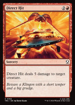 Magic The Gathering - Star Trek Commander - Direct Hit - 162 - Common - Foil