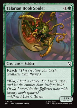 Magic The Gathering - Star Trek Commander - Talarian Hook Spider - 175 - Common - Foil