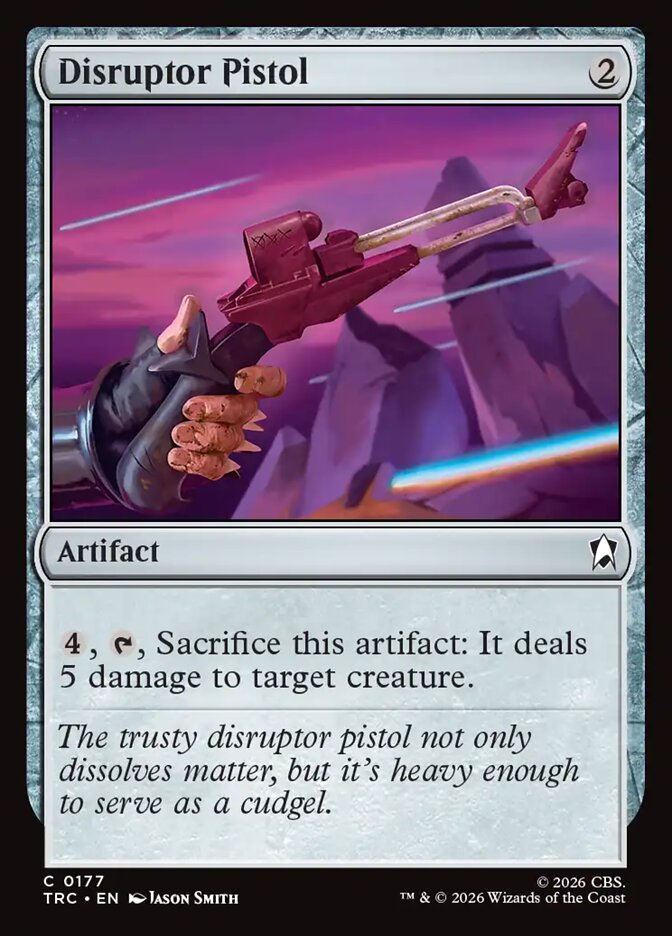 Magic The Gathering - Star Trek Commander - Disruptor Pistol - 177 - Common