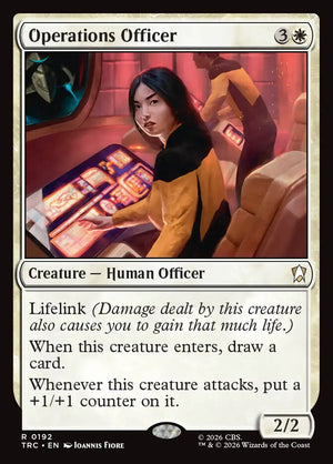 Magic The Gathering - Star Trek Commander - Operations Officer - 192 - Rare