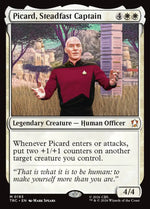Magic The Gathering - Star Trek Commander - Picard, Steadfast Captain - 193 - Mythic - Foil