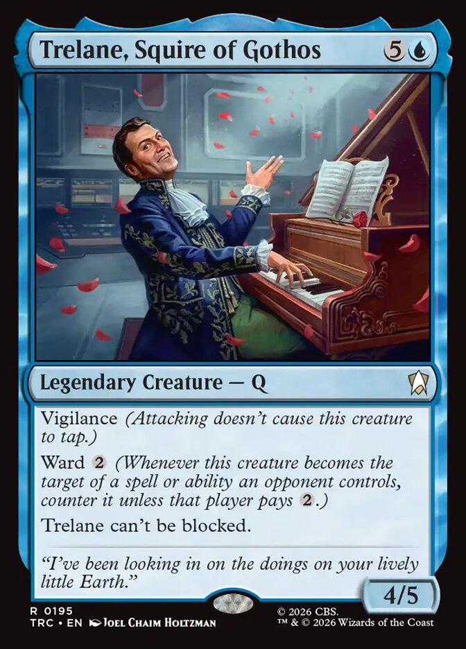 Magic The Gathering - Star Trek Commander - Trelane, Squire of Gothos - 195 - Rare