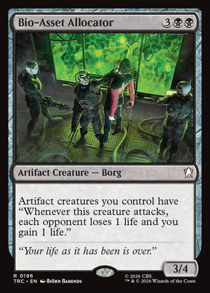 Magic The Gathering - Star Trek Commander - Bio-Asset Allocator - 196 - Rare