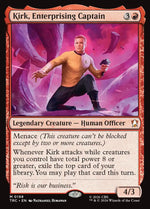 Magic The Gathering - Star Trek Commander - Kirk, Enterprising Captain - 198 - Mythic