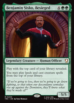 Magic The Gathering - Star Trek Commander - Benjamin Sisko, Besieged - 200 - Mythic