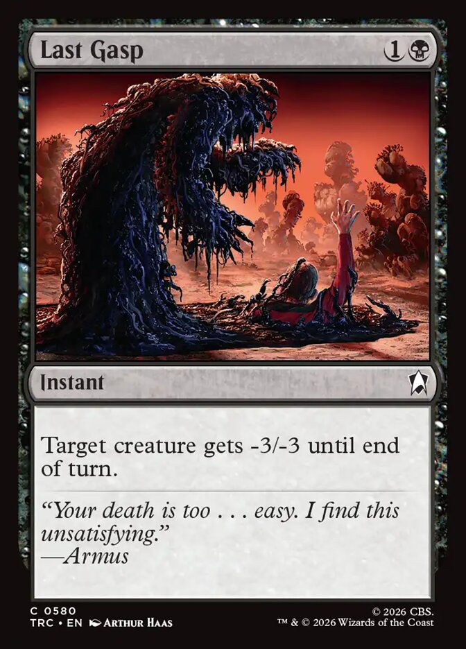 Magic The Gathering - Star Trek Commander - Last Gasp - 580 - Common