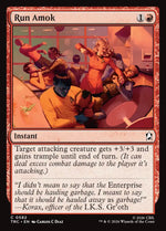Magic The Gathering - Star Trek Commander - Run Amok - 582 - Common