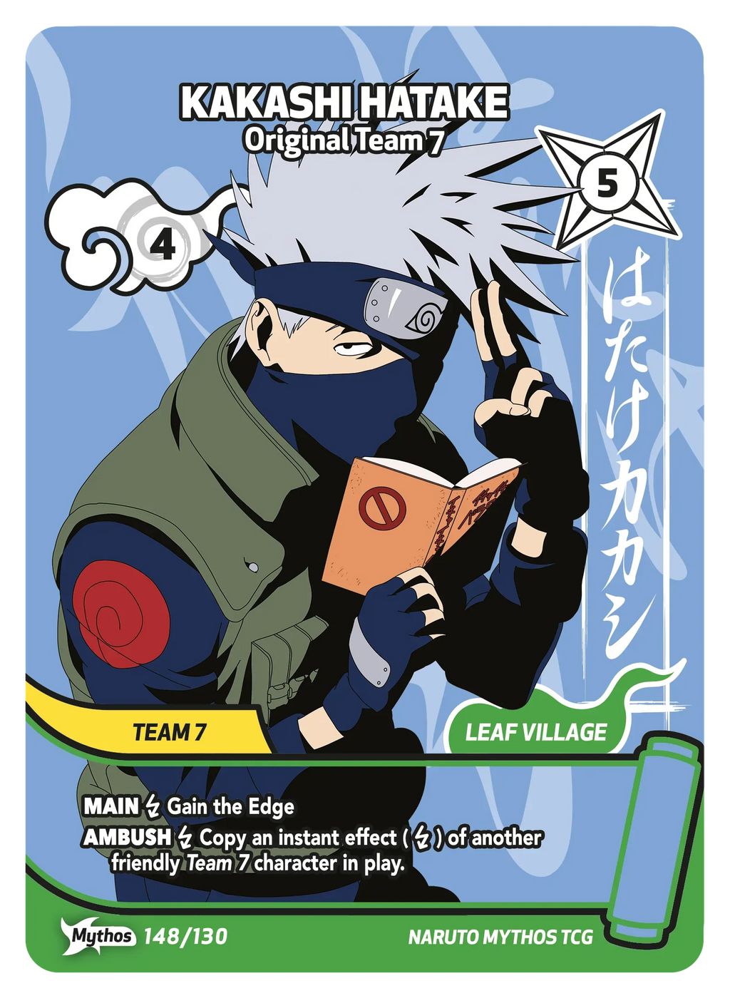 Naruto Mythos TCG - Second Edition - Set 01 - Team Set - Kakashi