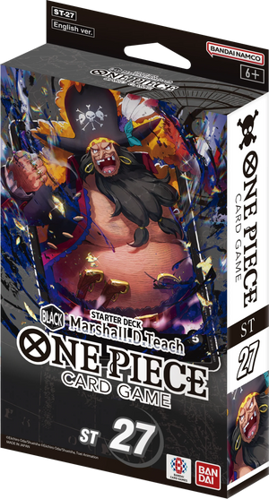One Piece TCG - Starter Deck - (Black) Marshall.D.Teach (ST-27)