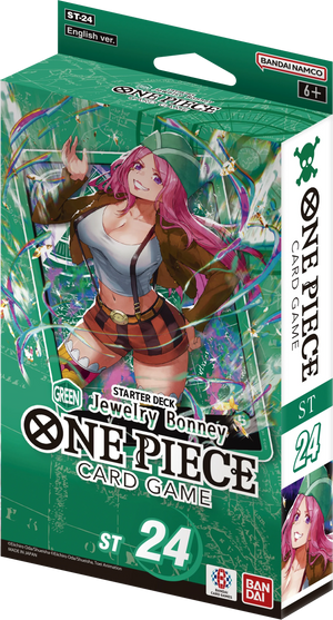 One Piece TCG - Starter Deck - (Green) Jewelry Bonney (ST-24)