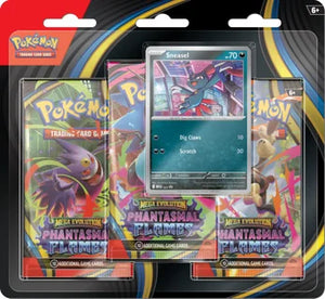 Pokémon TCG - Mega Evolution Phantasmal Flames Triple Blister Pack