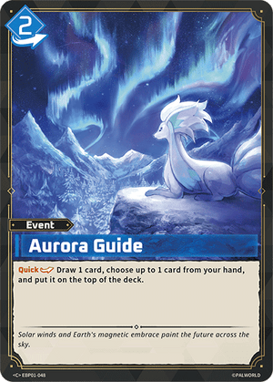 Palworld TCG - Dawn of Palpagos - Aurora Guide - EBP01-048