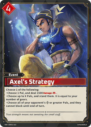 Palworld TCG - Dawn of Palpagos - Axel's Strategy - EBP01-023
