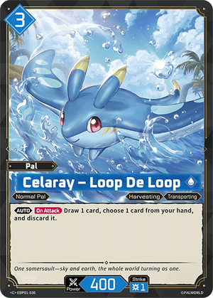 Palworld TCG - Dawn of Palpagos - Celaray - Loop De Loop - EBP01-036