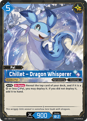 Palworld TCG - Dawn of Palpagos - Chillet - Dragon Whisperer - EBP01-025