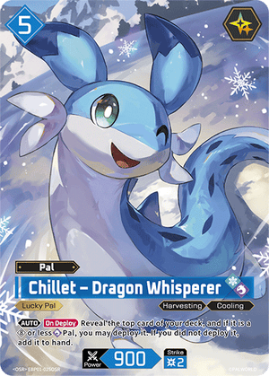 Palworld TCG - Dawn of Palpagos - Chillet - Dragon Whisperer - EBP01-025OSR