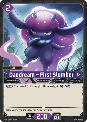 Palworld TCG - Dawn of Palpagos - Daedream - First Slumber - EBP01-080SR