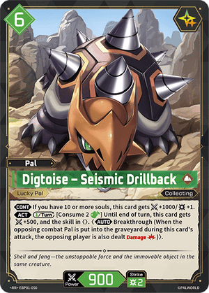 Palworld TCG - Dawn of Palpagos - Digtoise - Seismic Drillback - EBP01-050