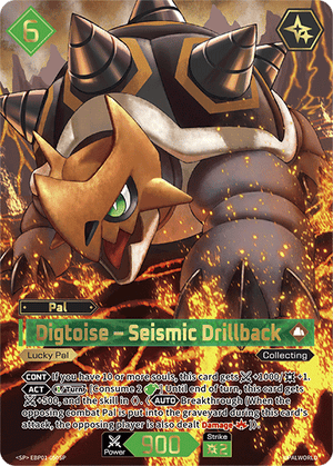 Palworld TCG - Dawn of Palpagos - Digtoise - Seismic Drillback - EBP01-050SP