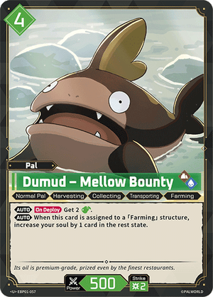 Palworld TCG - Dawn of Palpagos - Dumud - Mellow Bounty - EBP01-057