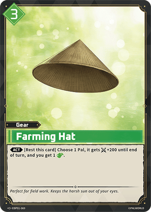 Palworld TCG - Dawn of Palpagos - Farming Hat - EBP01-069