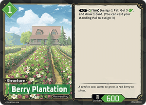 Palworld TCG - Dawn of Palpagos Green Purple - Berry Plantation - ETD02-008