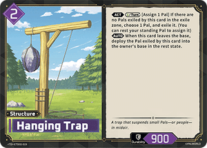 Palworld TCG - Dawn of Palpagos Green Purple - Hanging Trap - ETD02-019