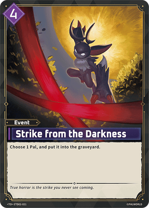 Palworld TCG - Dawn of Palpagos Green Purple - Strike from the Darkness - ETD02-021
