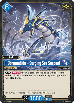 Palworld TCG - Dawn of Palpagos - Jormuntide - Surging Sea Serpent - EBP01-027