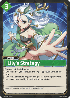 Palworld TCG - Dawn of Palpagos - Lily's Strategy - EBP01-070