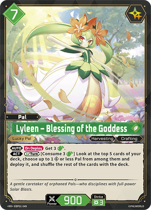Palworld TCG - Dawn of Palpagos - Lyleen - Blessing of the Goddess - EBP01-049