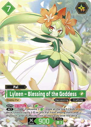 Palworld TCG - Dawn of Palpagos - Lyleen - Blessing of the Goddess - EBP01-049OSR
