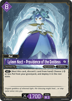 Palworld TCG - Dawn of Palpagos - Lyleen Noct - Providence of the Goddess - EBP01-078