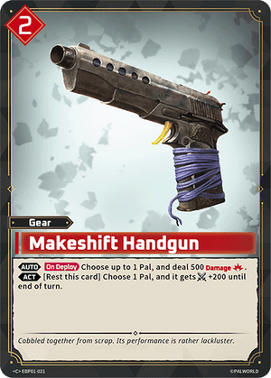 Palworld TCG - Dawn of Palpagos - Makeshift Handgun - EBP01-021