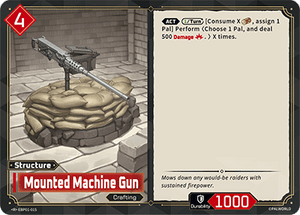 Palworld TCG - Dawn of Palpagos - Mounted Machine Gun - EBP01-015