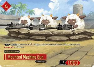 Palworld TCG - Dawn of Palpagos - Mounted Machine Gun - EBP01-015SP