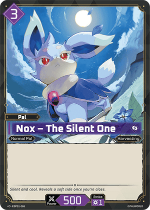 Palworld TCG - Dawn of Palpagos - Nox - The Silent One - EBP01-086