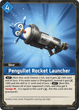 Palworld TCG - Dawn of Palpagos - Pengullet Rocket Launcher - EBP01-044