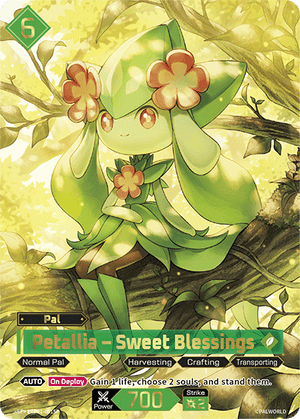 Palworld TCG - Dawn of Palpagos - Petallia - Sweet Blessings - EBP01-051SP